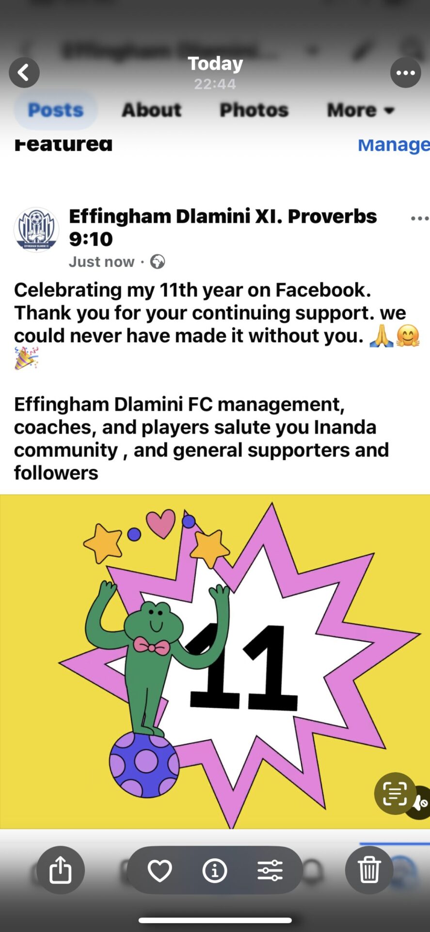 Read more about the article EDFC celebrate 11 years of community give back 🎉🙌