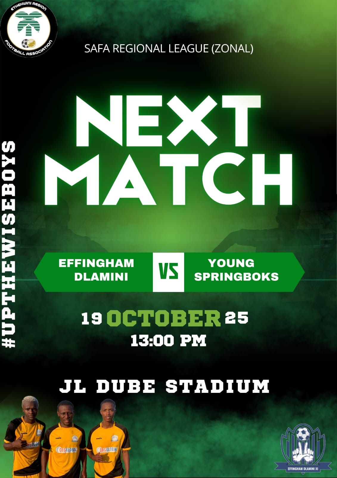 You are currently viewing Next Regional League match at home